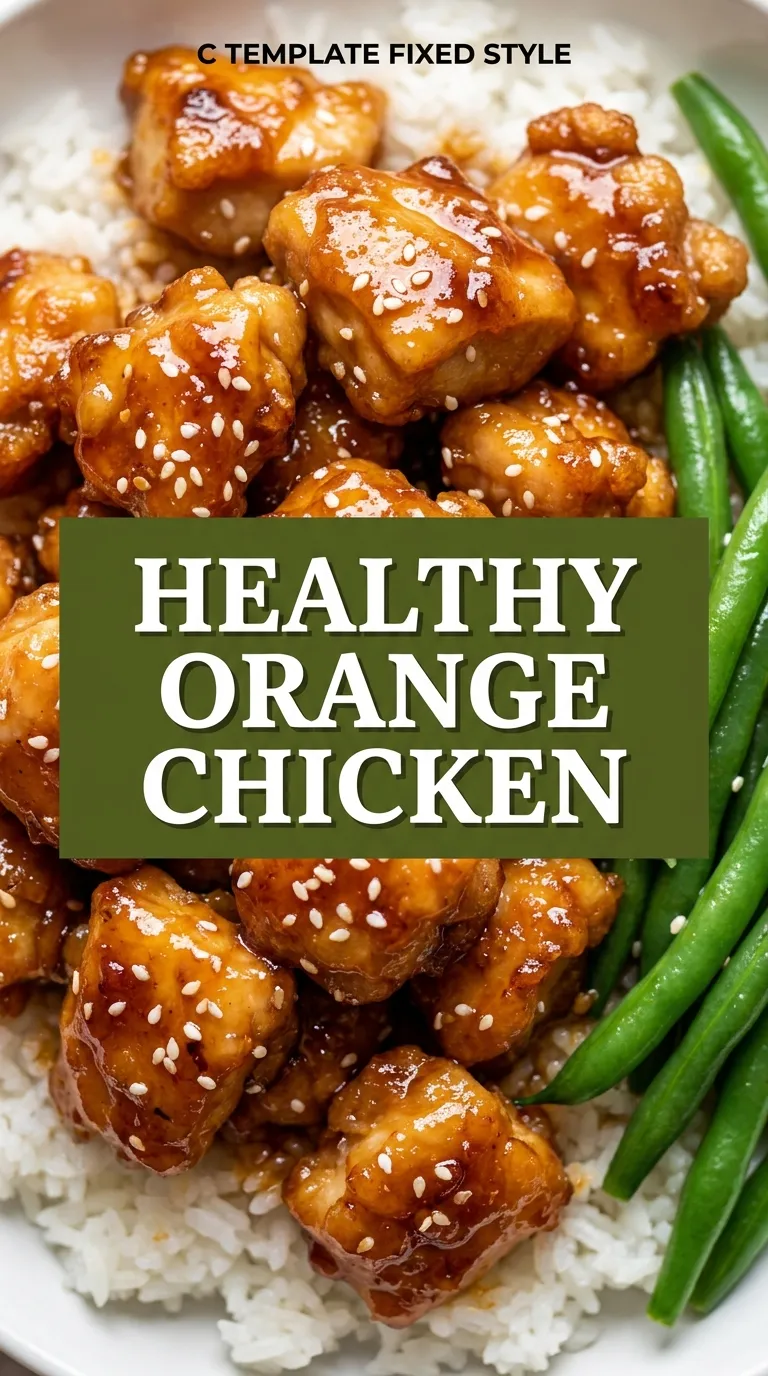 HEALTHY ORANGE CHICKEN BETTER THAN TAKEOUT 4 Healthy Orange Chicken Recipe