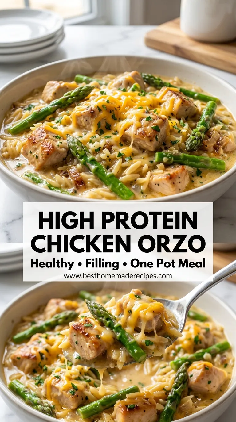 High Protein Chicken Orzo Recipe