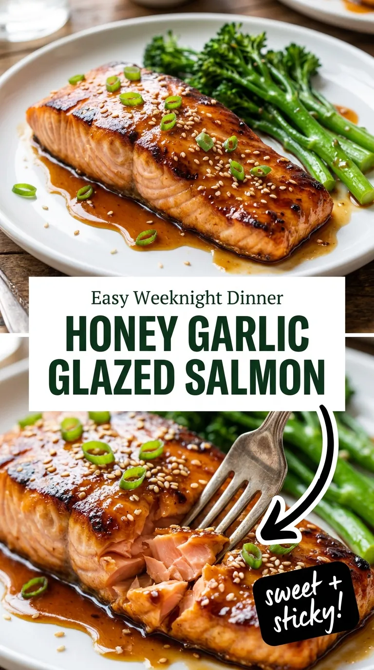 Honey Garlic Glazed Salmon Recipe