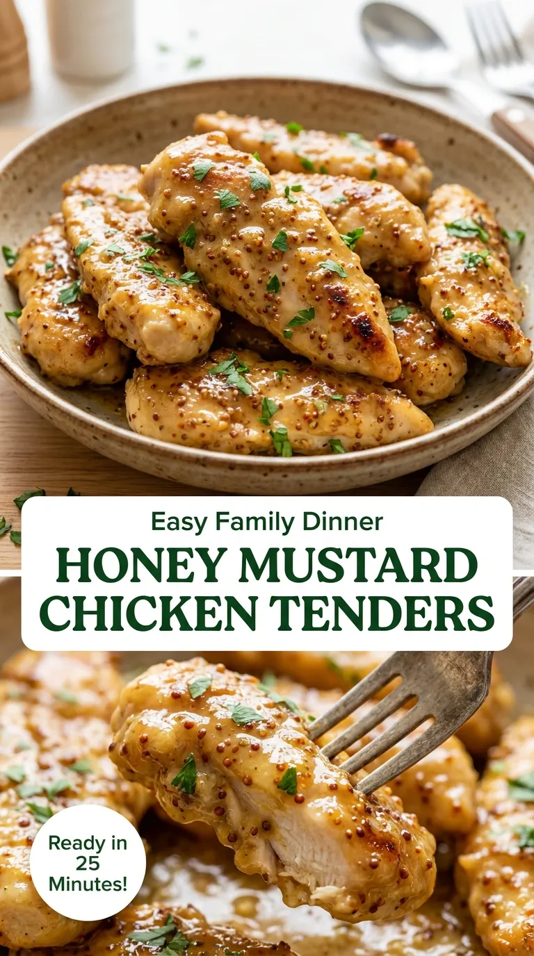 HONEY MUSTARD CHICKEN TENDERS CRISPY BAKED RECIPE 4 Honey Mustard Chicken Tenders Recipe