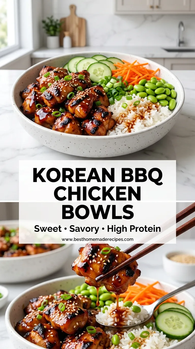 Korean BBQ Chicken Bowls Recipe