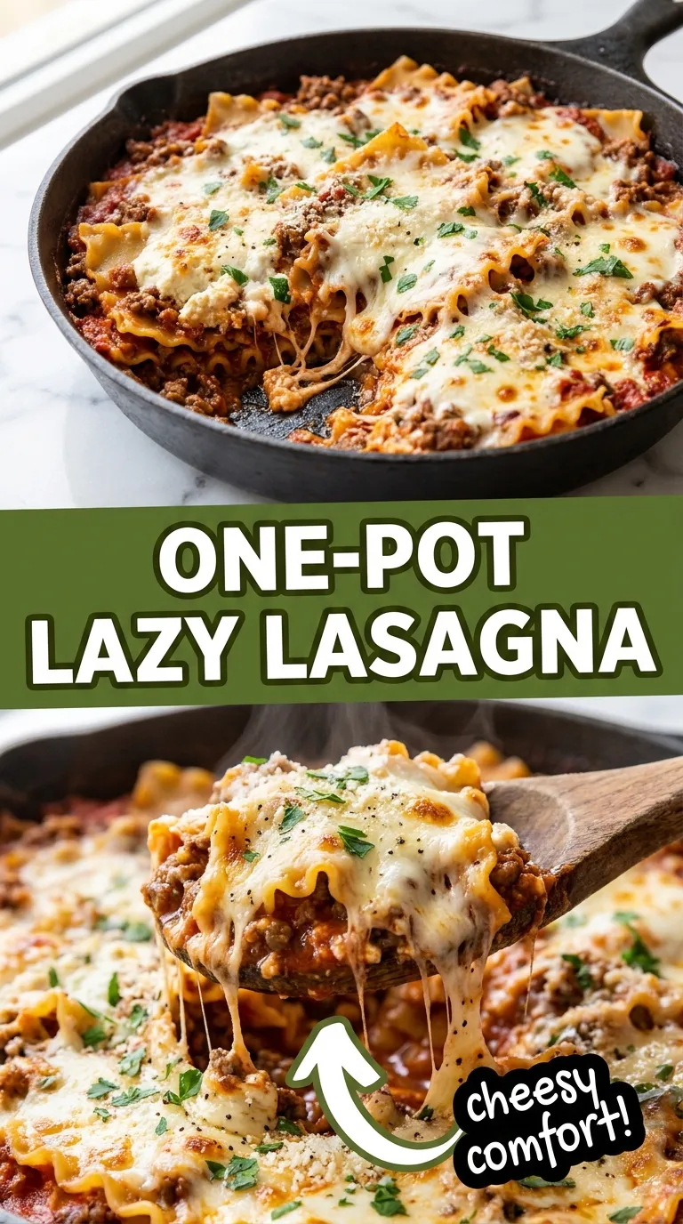 One Pot Lazy Lasagna Recipe