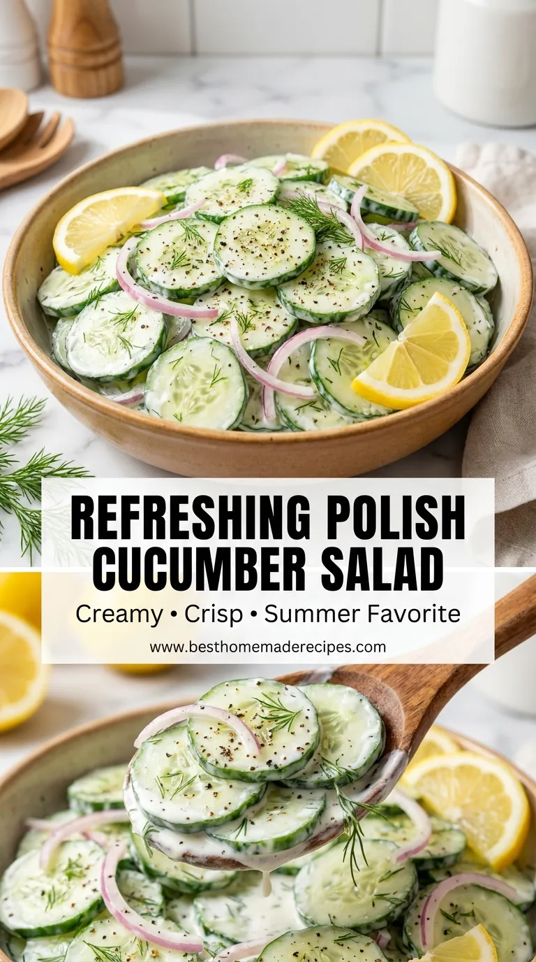 Polish Cucumber Salad with Dill Recipe