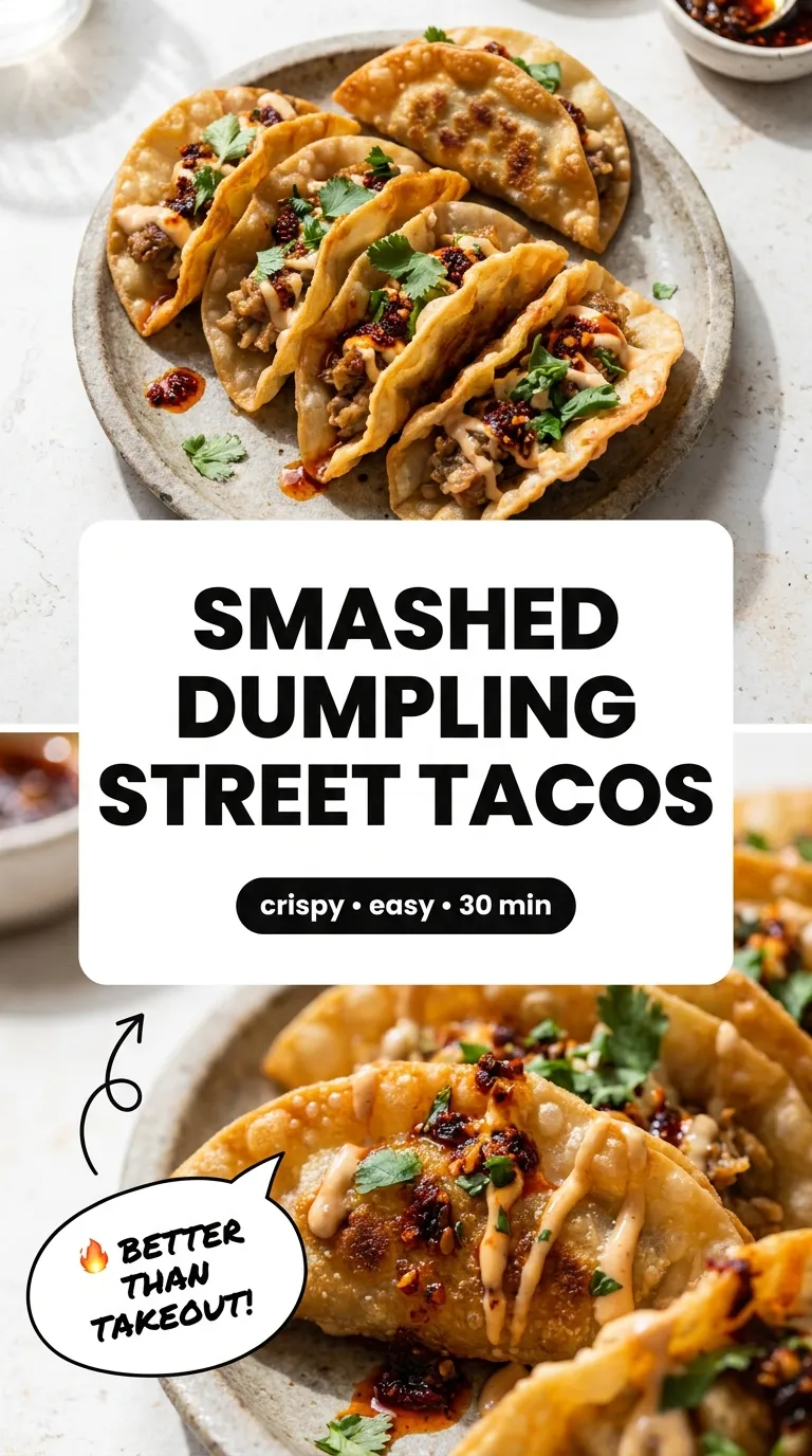 Smashed Dumpling Street Tacos Recipe