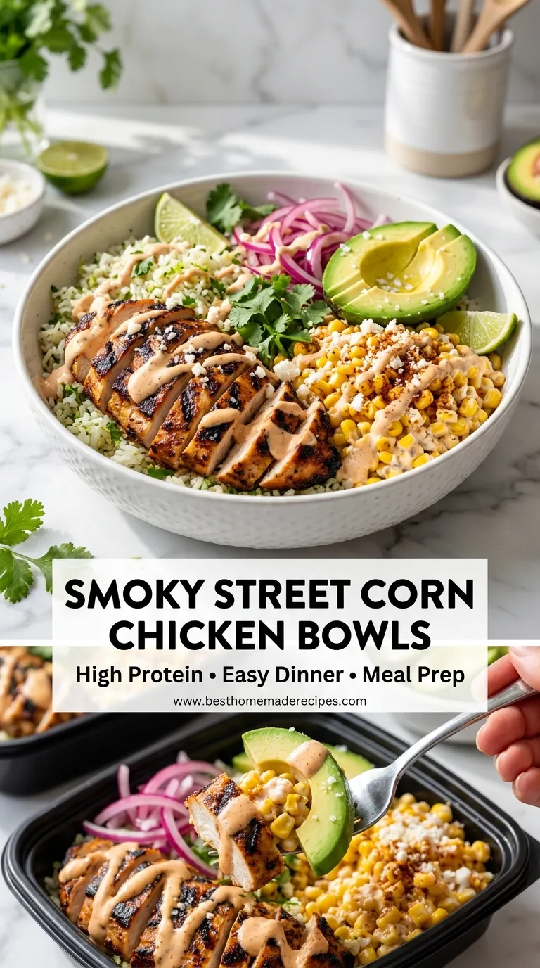 Smoky Street Corn Chicken Bowls Recipe