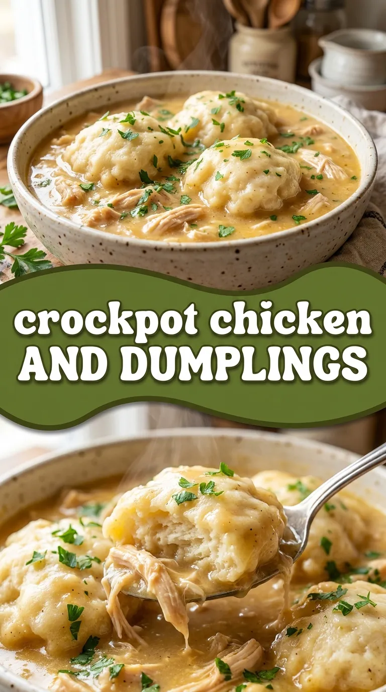 Crockpot Chicken And Dumplings Recipe