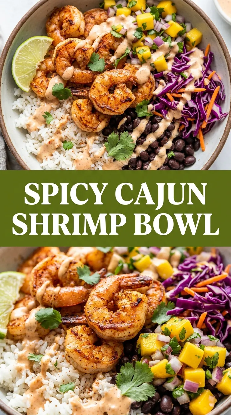 Spicy Cajun Shrimp Bowl Recipe