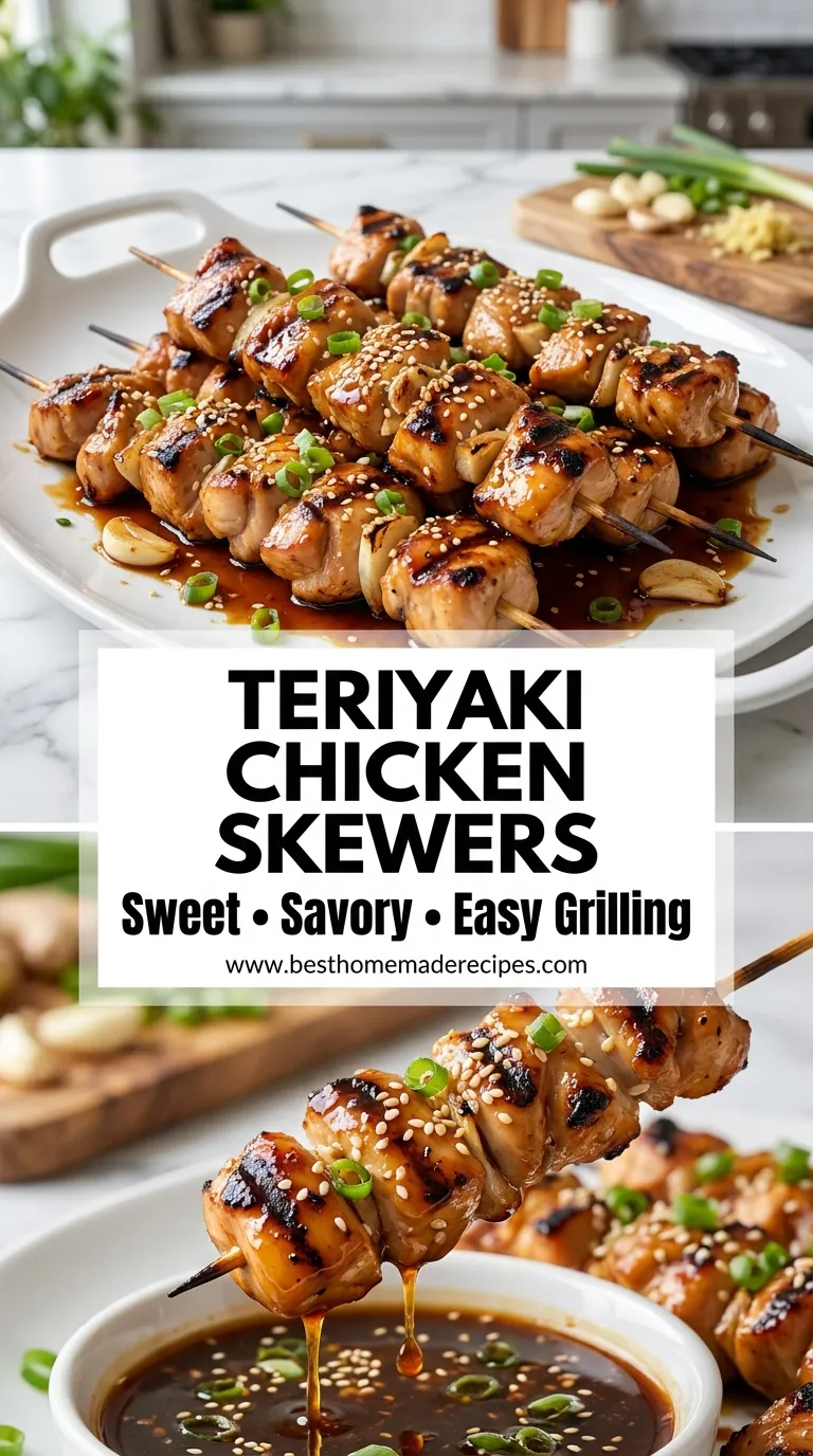 Teriyaki Chicken Skewers Recipe