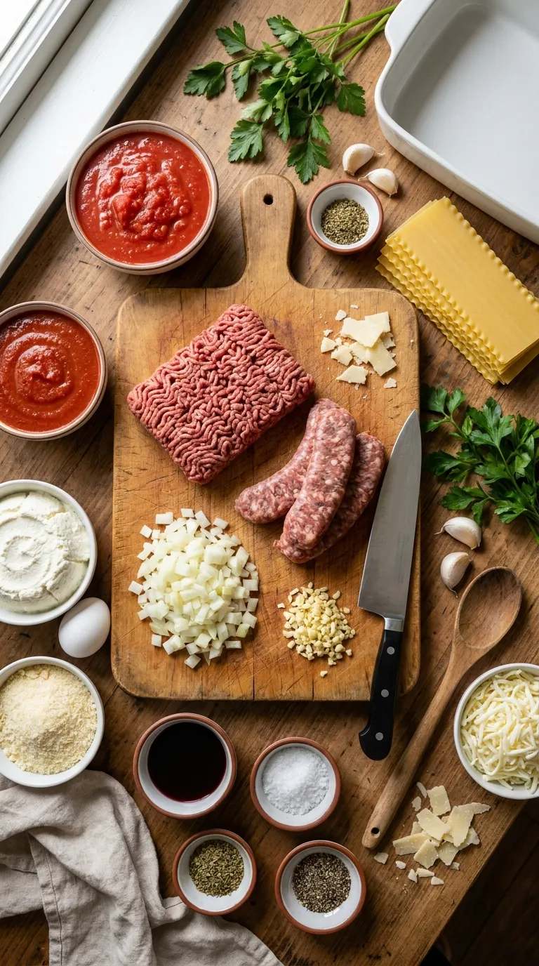 30 MINUTE LASAGNA THE EASY WAY 2 Lasagna Ingredients