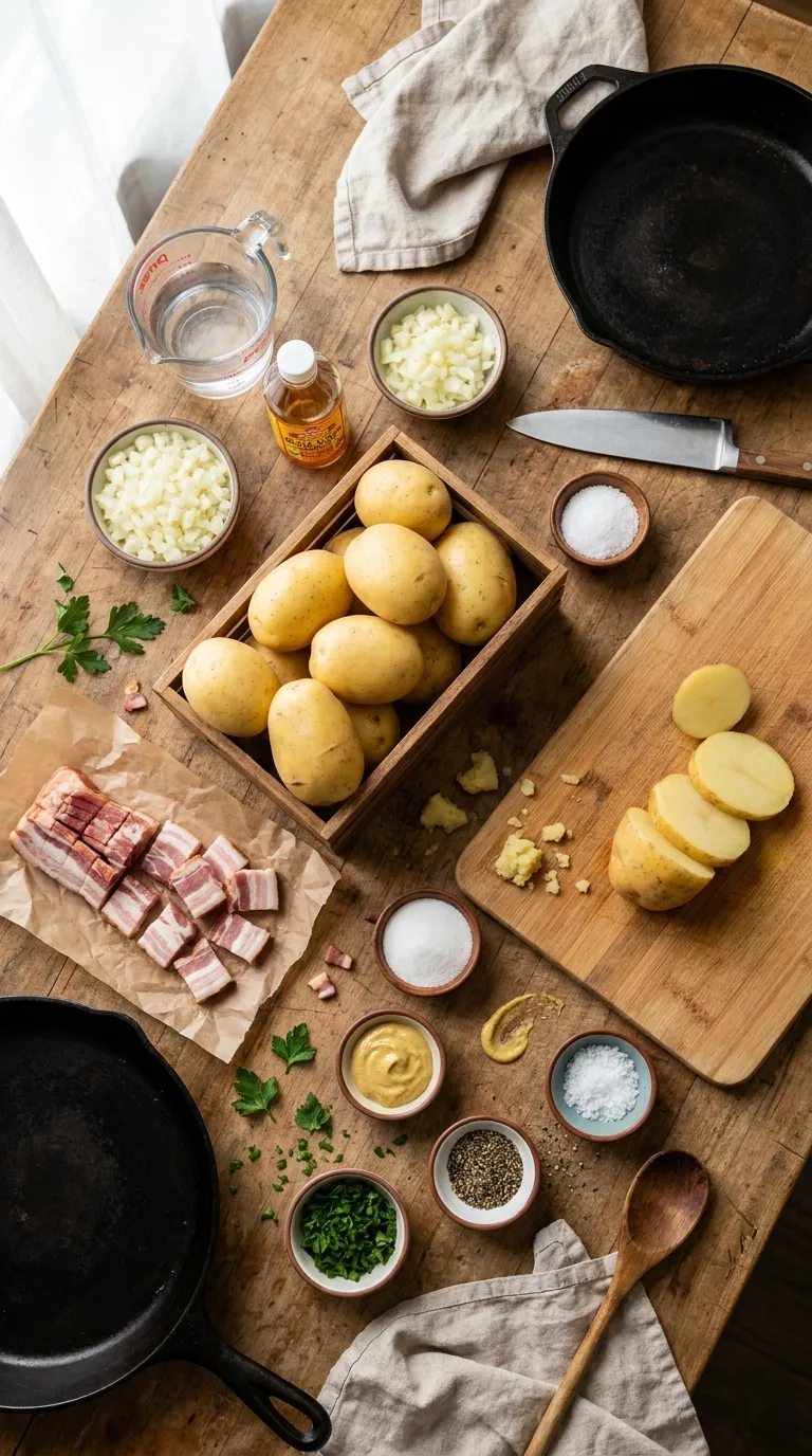 German Potato Salad Ingredients