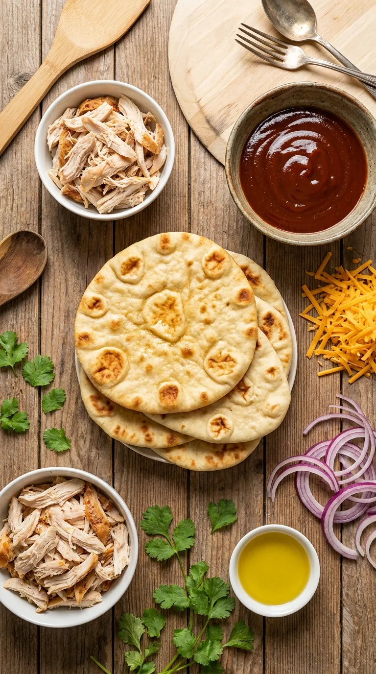 BBQ CHICKEN FLATBREAD PIZZA QUICK DINNER WIN 2 BBQ Chicken Flatbread Pizza Ingredients