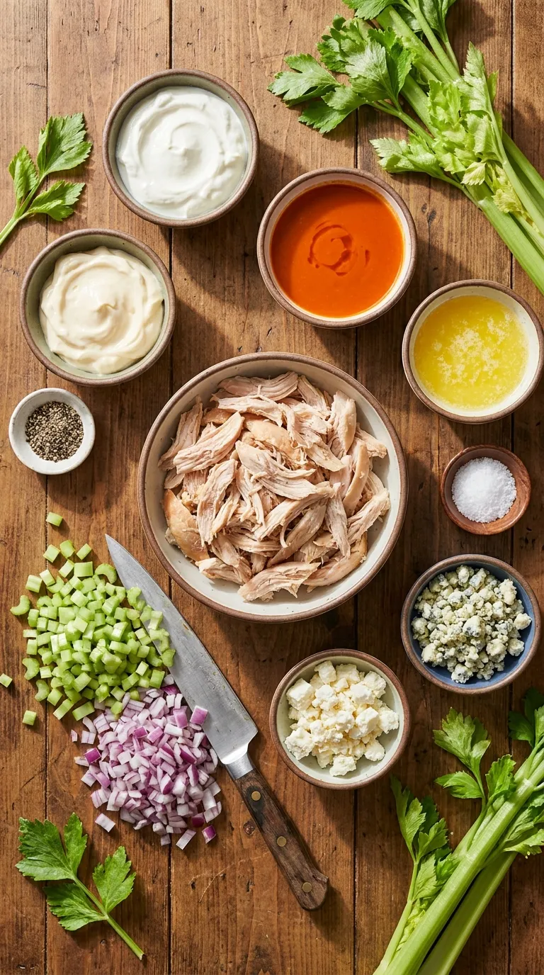 Buffalo Chicken Salad Ingredients