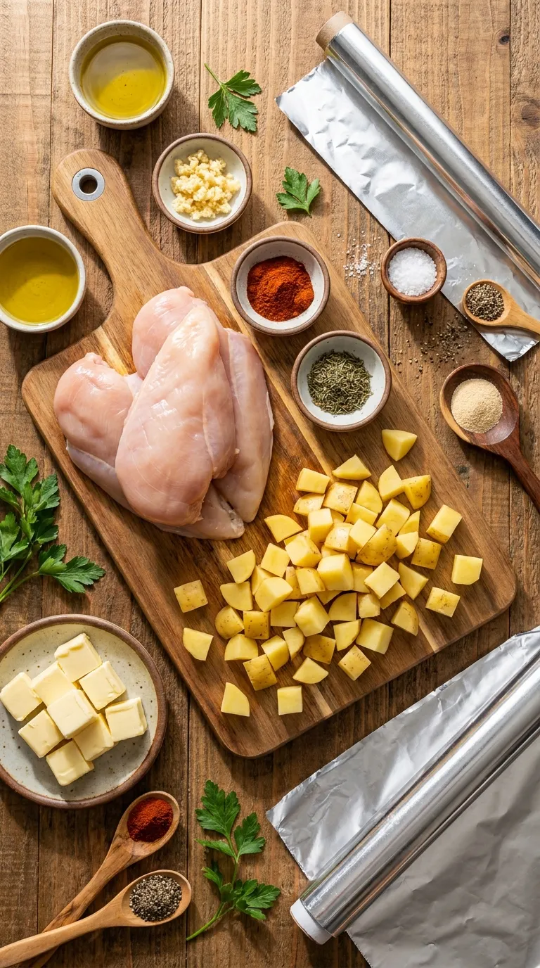 Chicken Breast Foil Packets With Potatoes Ingredients