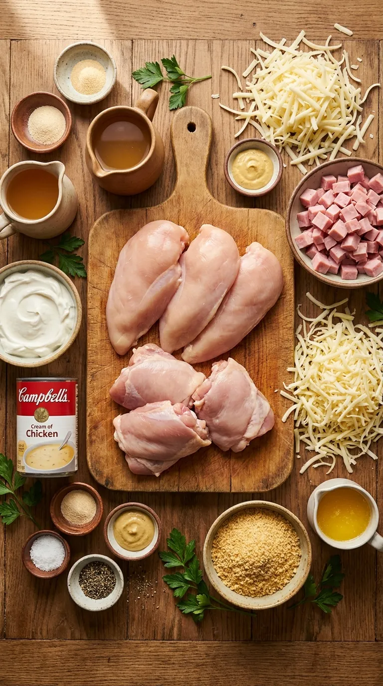 CHICKEN CORDON BLEU CASSEROLE IS PERFECT COMFORT 2 Chicken Cordon Bleu Casserole Ingredients