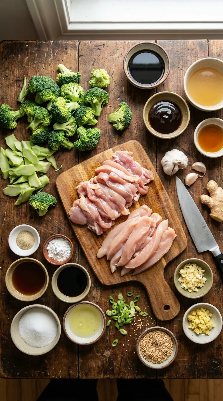 Chinese Chicken And Broccoli Ingredients