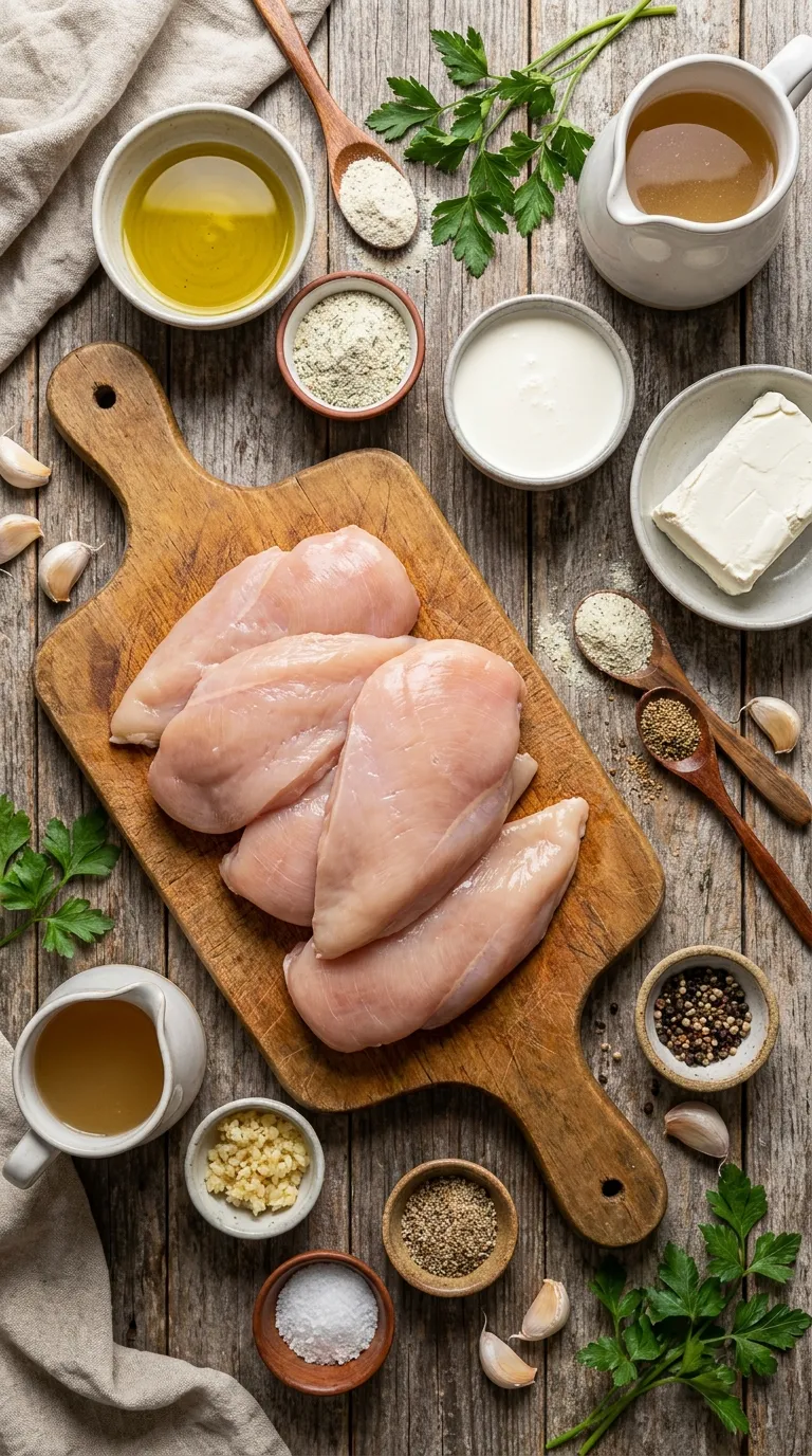 Creamy Ranch Chicken Ingredients