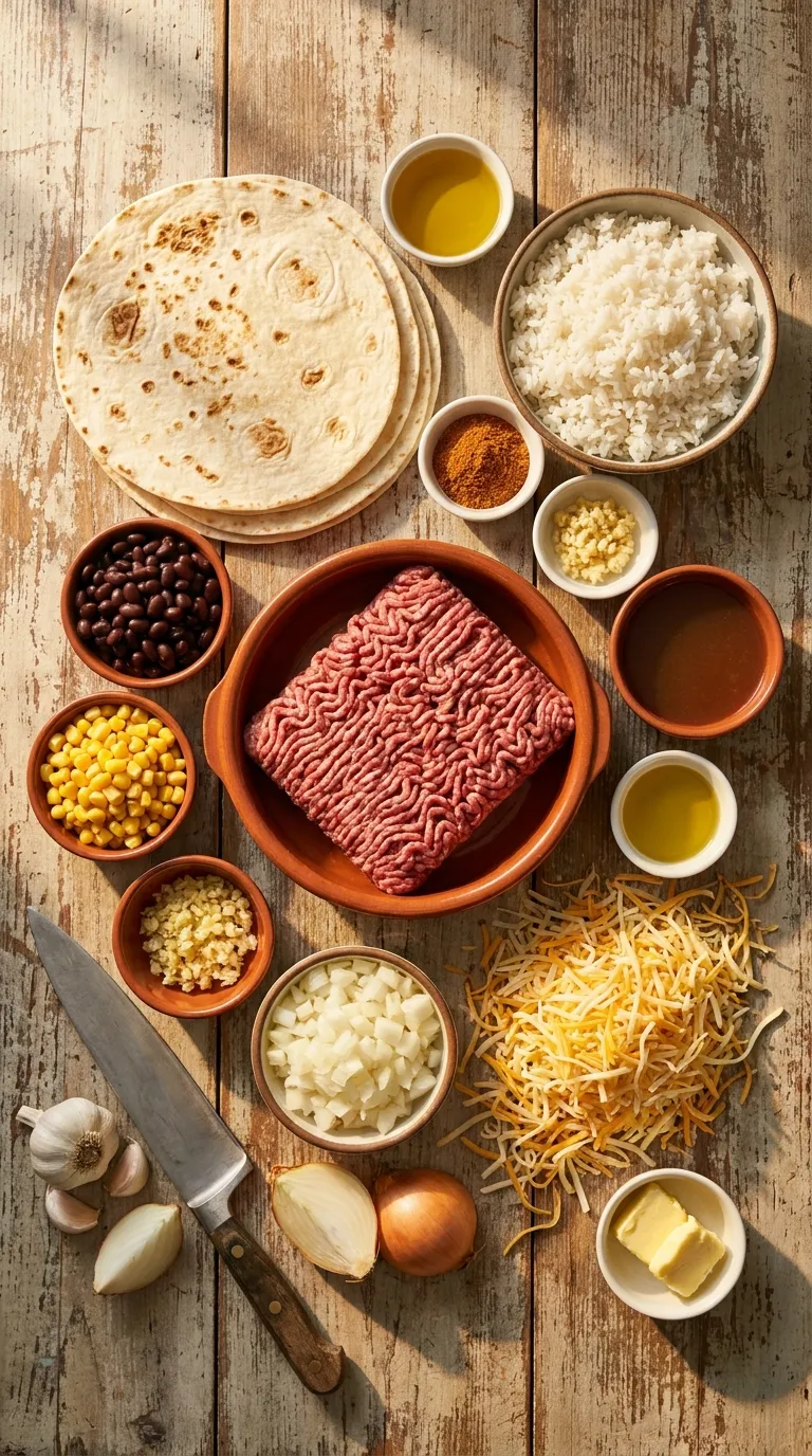 Grilled Cheese Burrito Copycat Ingredients