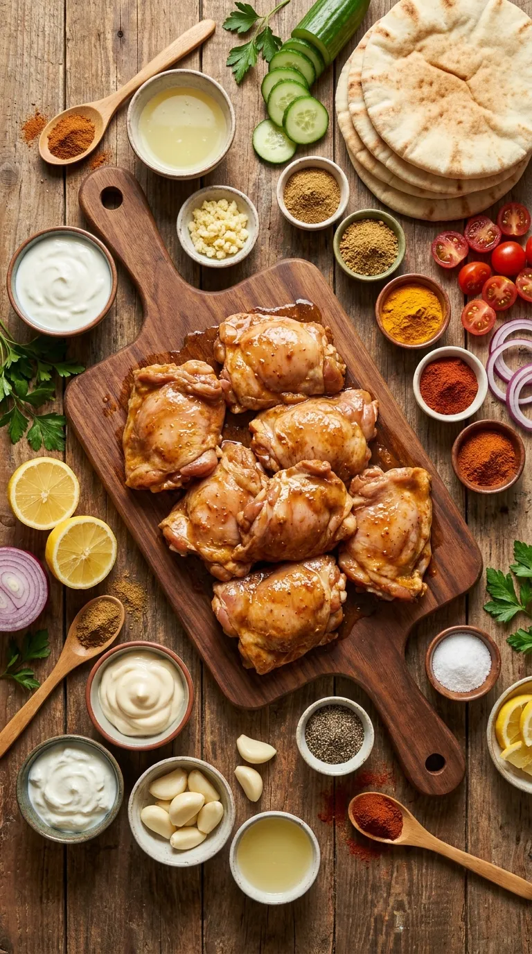 Chicken Shawarma Ingredients