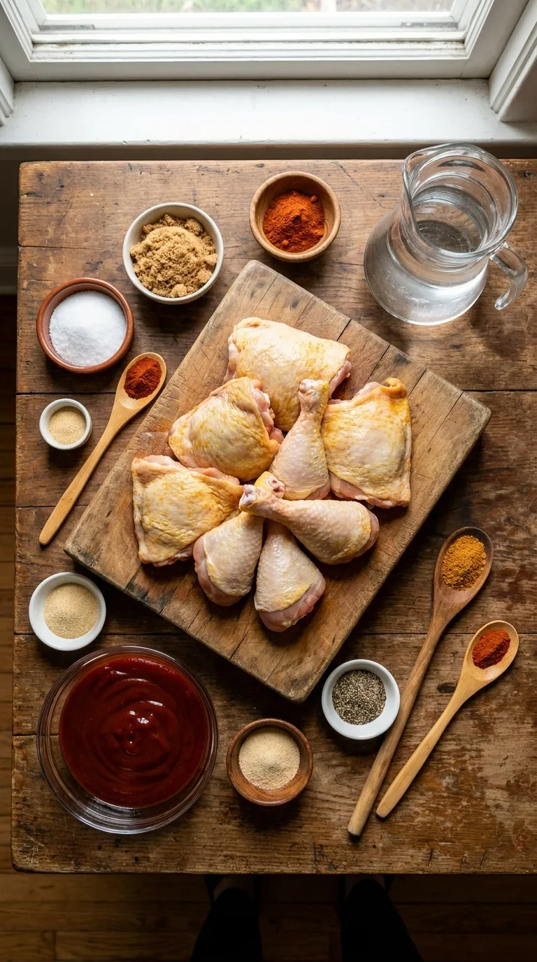 JUICY GRILLED BBQ CHICKEN SUMMER FEAST 2 Grilled BBQ Chicken Ingredients