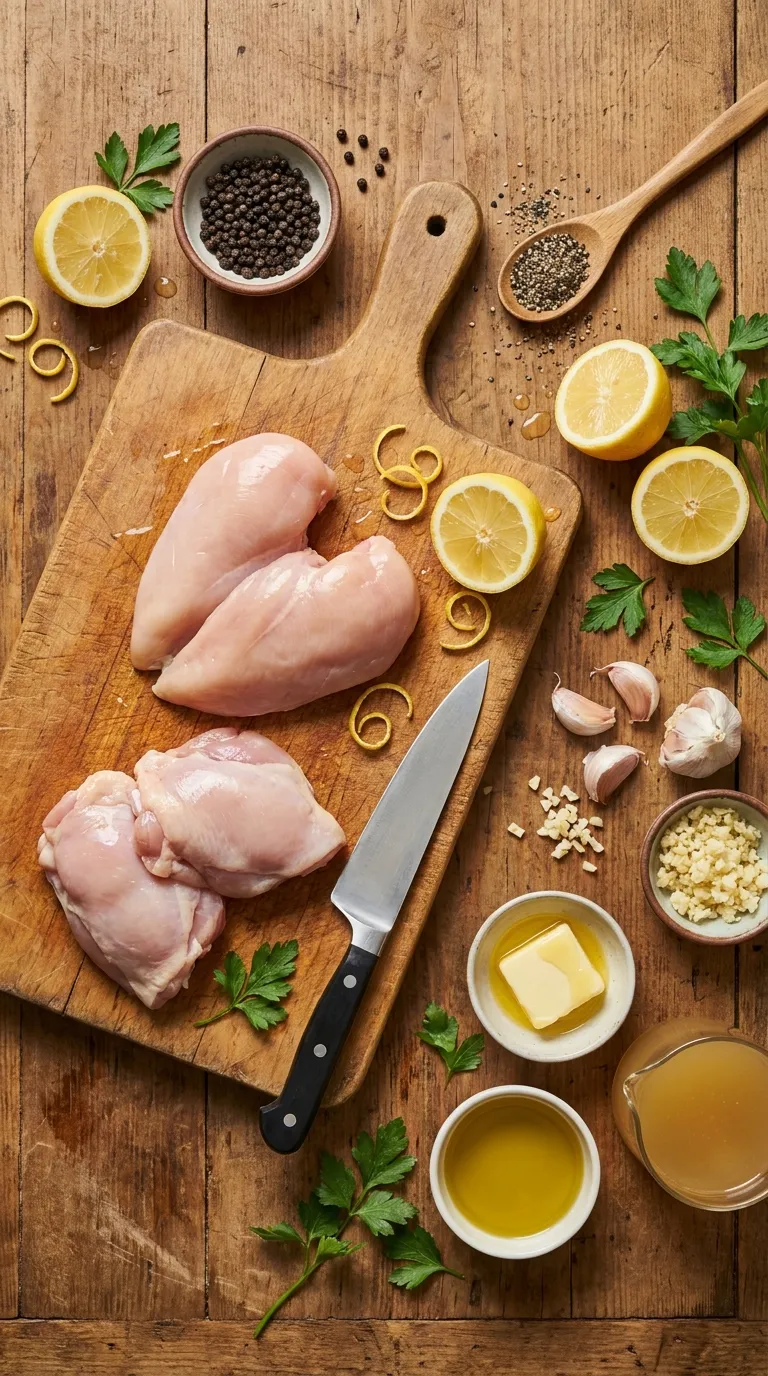 Lemon Pepper Chicken Ingredients
