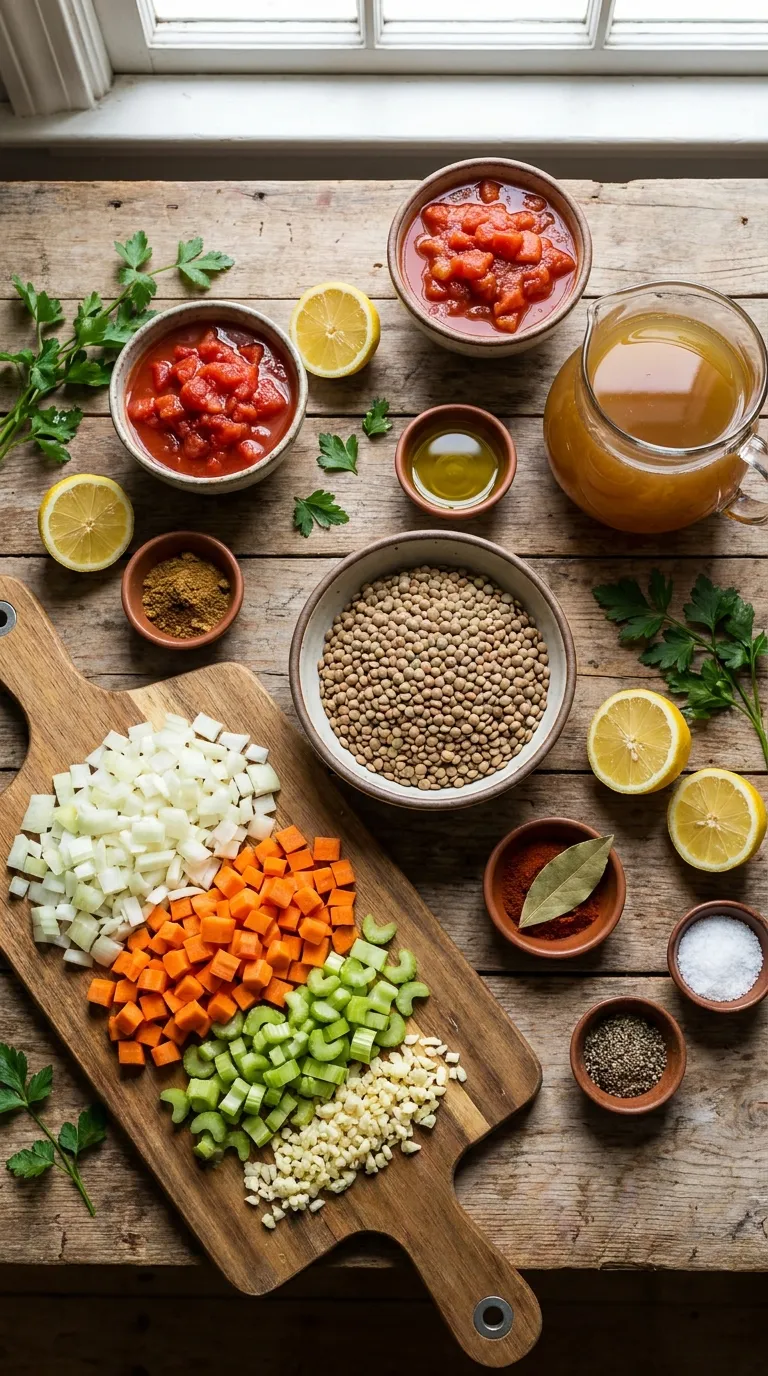 LENTIL SOUP A HEARTY HEALTHY BOWL 2 Lentil Soup Ingredients