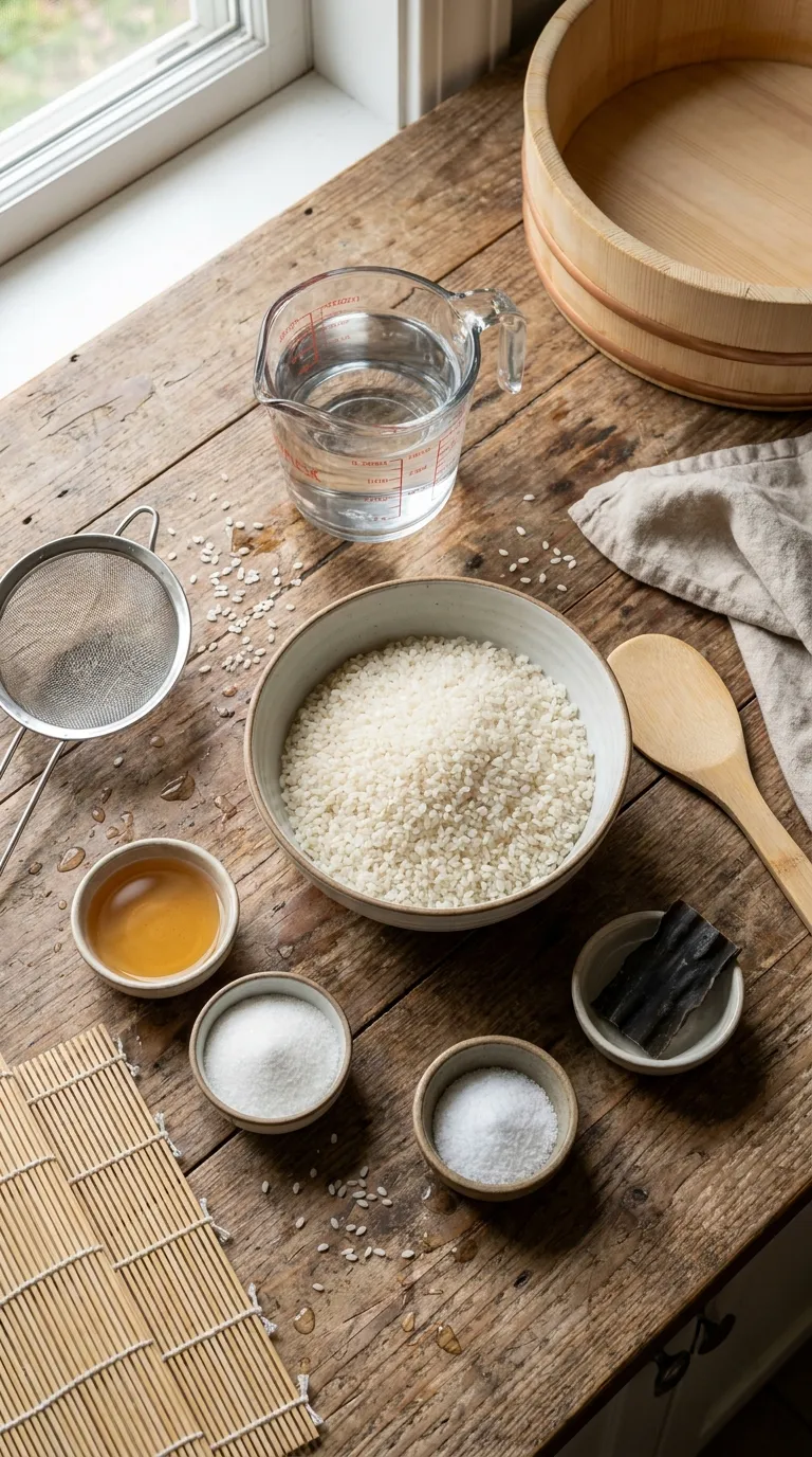 MASTER PERFECT SUSHI RICE AT HOME 2 Sushi Rice Ingredients