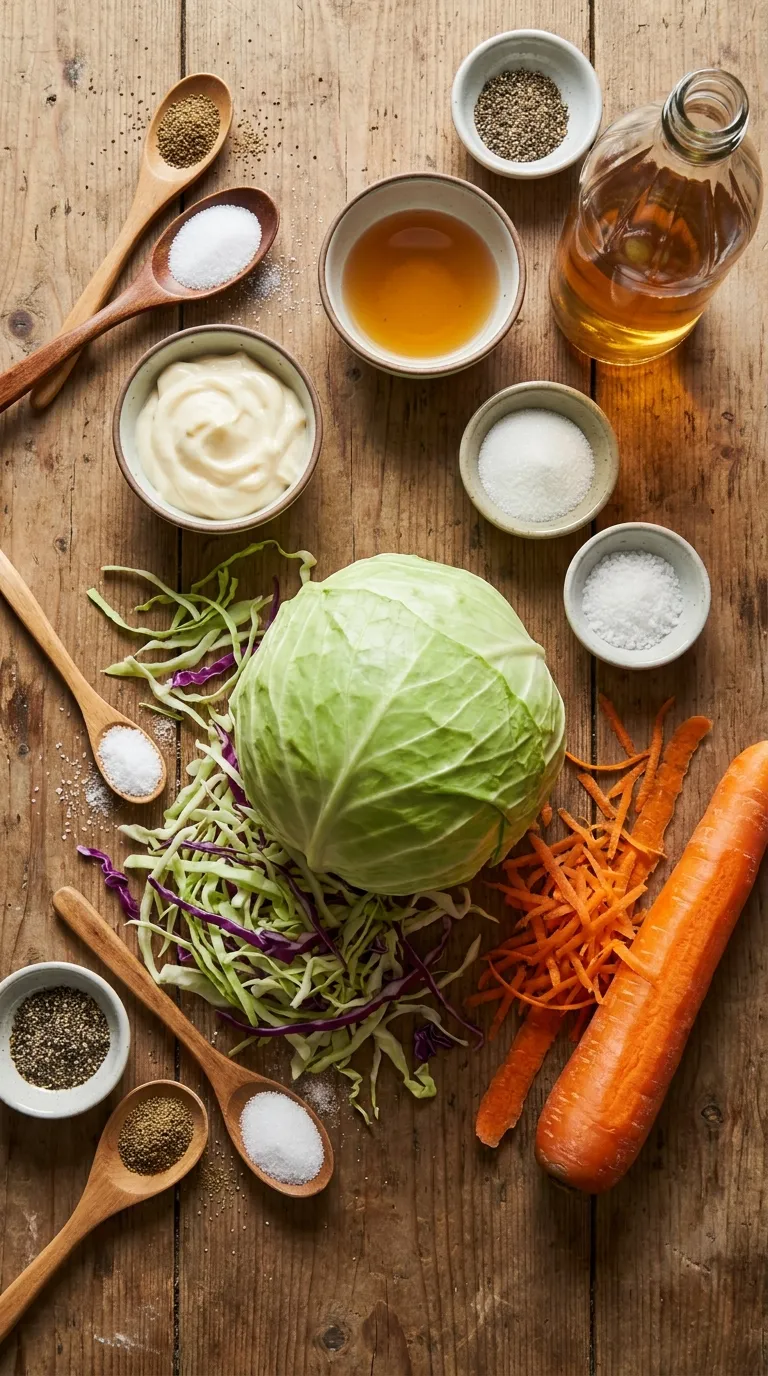 OLD FASHIONED CREAMY COLESLAW IS SUMMER PERFECTION 2 Old-Fashioned Creamy Coleslaw Ingredients