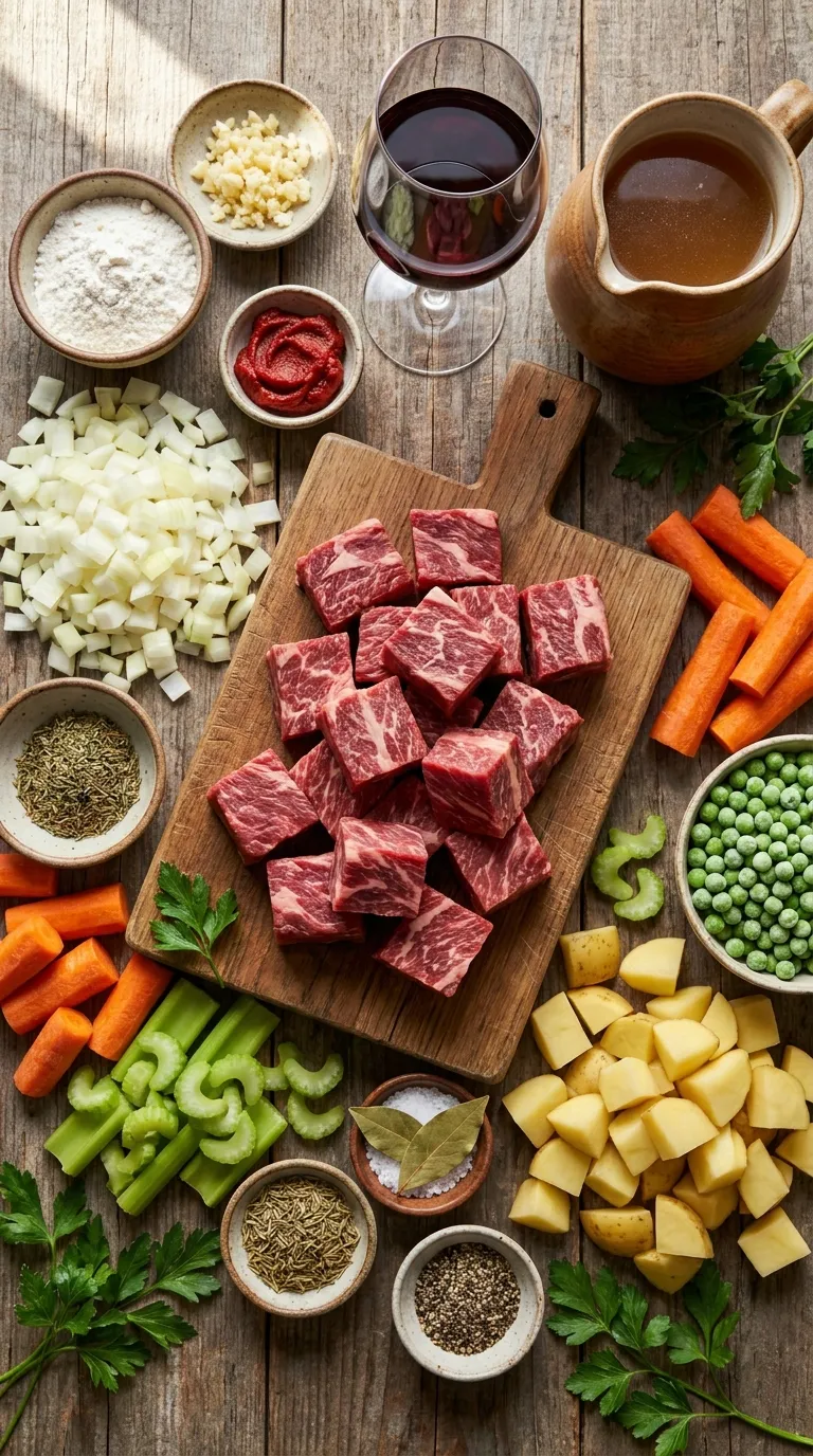 SET AND FORGET SLOW COOKER BEEF STEW 2 Beef Stew Ingredients