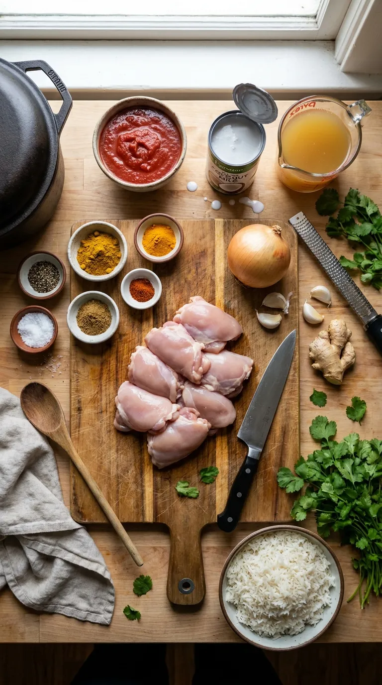 Slow Cooker Chicken Curry With Coconut Milk Ingredients
