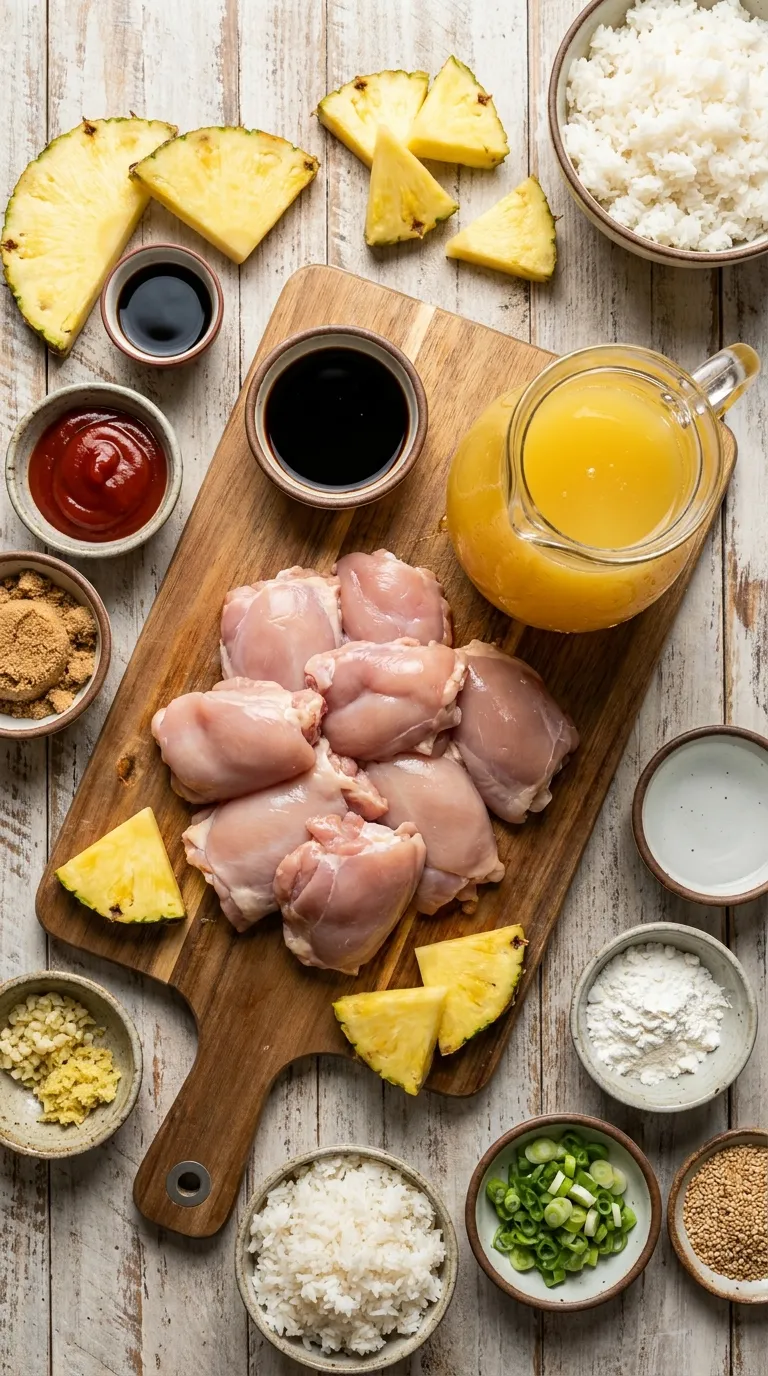 Sweet Hawaiian Crock Pot Chicken Ingredients