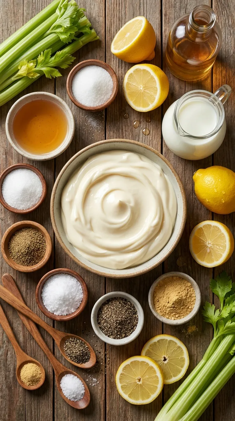 5-Minute Coleslaw Dressing Ingredients