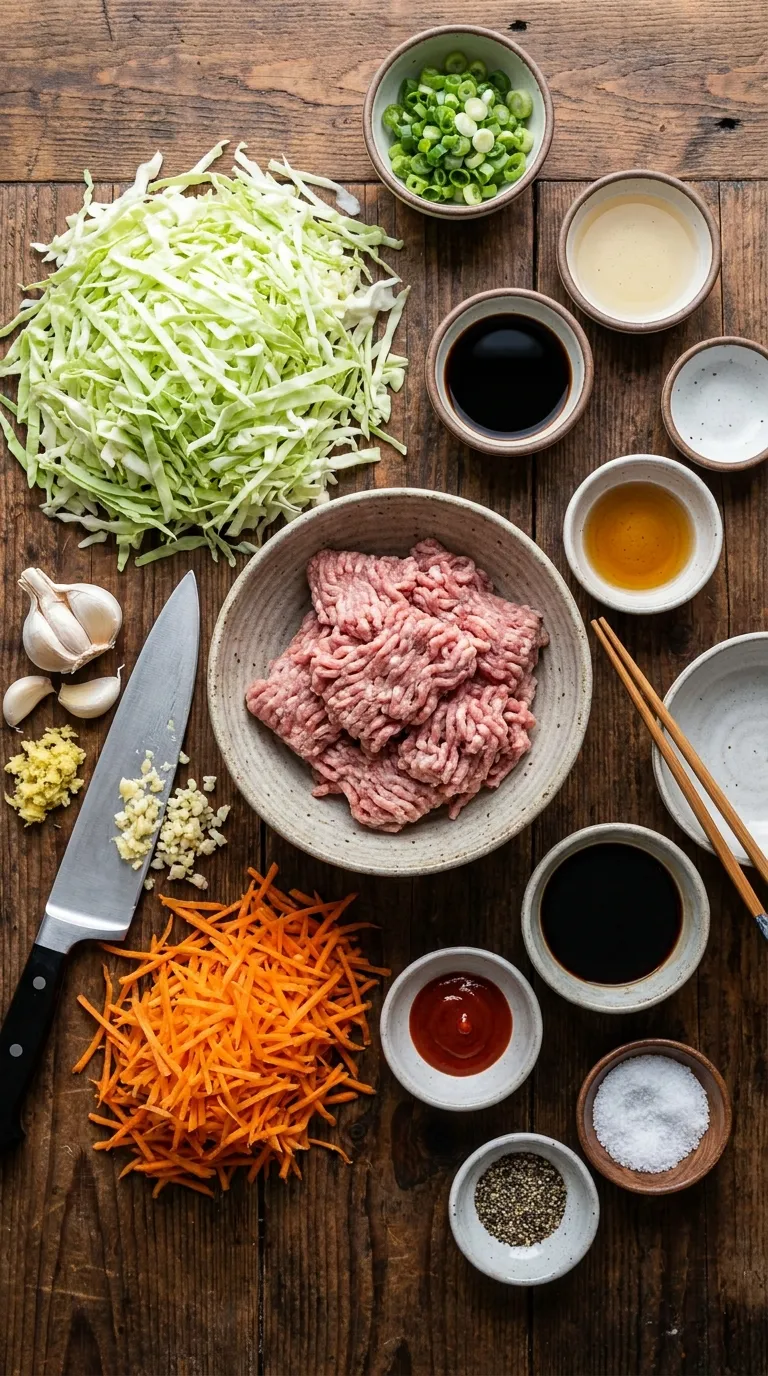 Egg Roll in a Bowl Ingredients