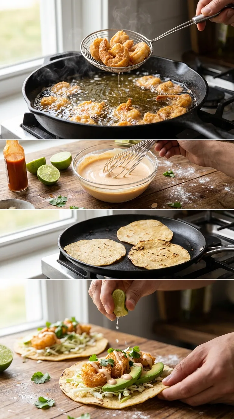 How to Make Baja Shrimp Tacos