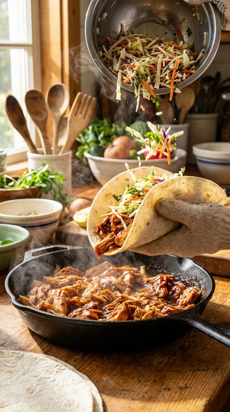 BBQ CHICKEN COLESLAW WRAPS PERFECT HANDHELD DINNER 3 How to Make BBQ Chicken Coleslaw Wraps