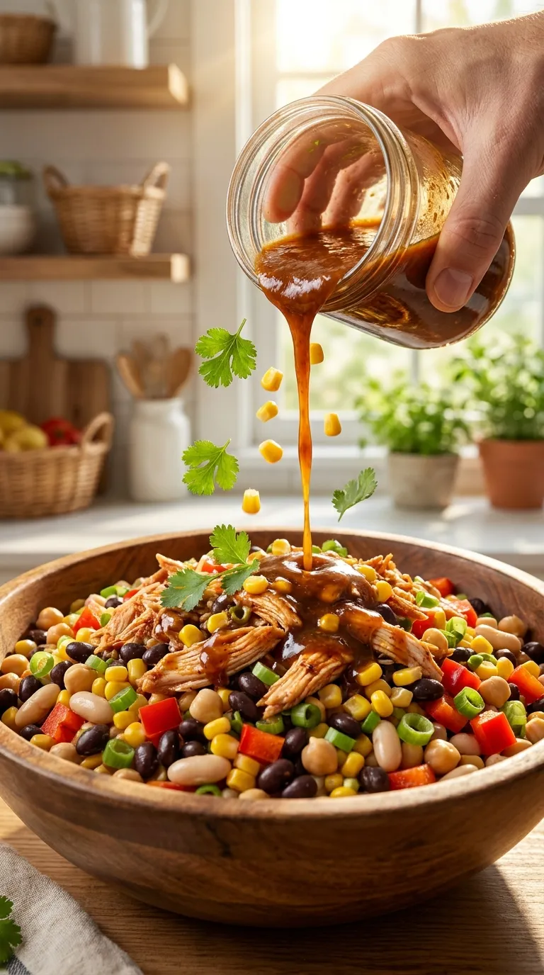 BBQ CHICKEN DENSE BEAN SALAD YOUR NEW FAVORITE 3 How to Make BBQ Chicken Dense Bean Salad