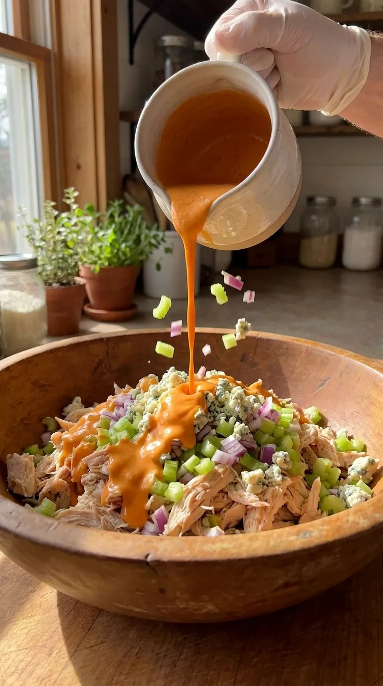 How to Make Buffalo Chicken Salad