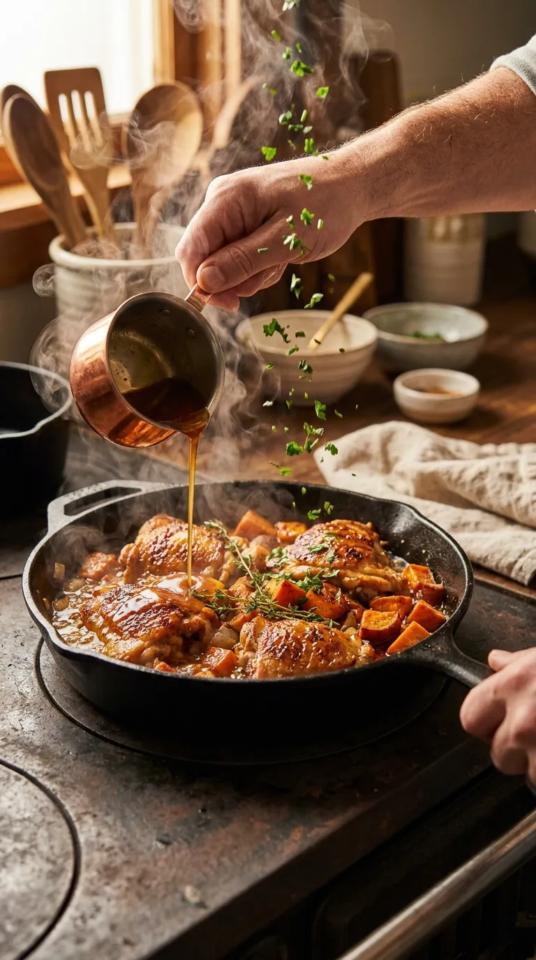 CHICKEN AND SWEET POTATO SKILLET EVERYONE LOVES 3 How to Make Chicken and Sweet Potato Skillet