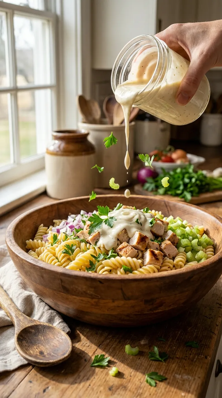 How to Make Chicken Pasta Salad