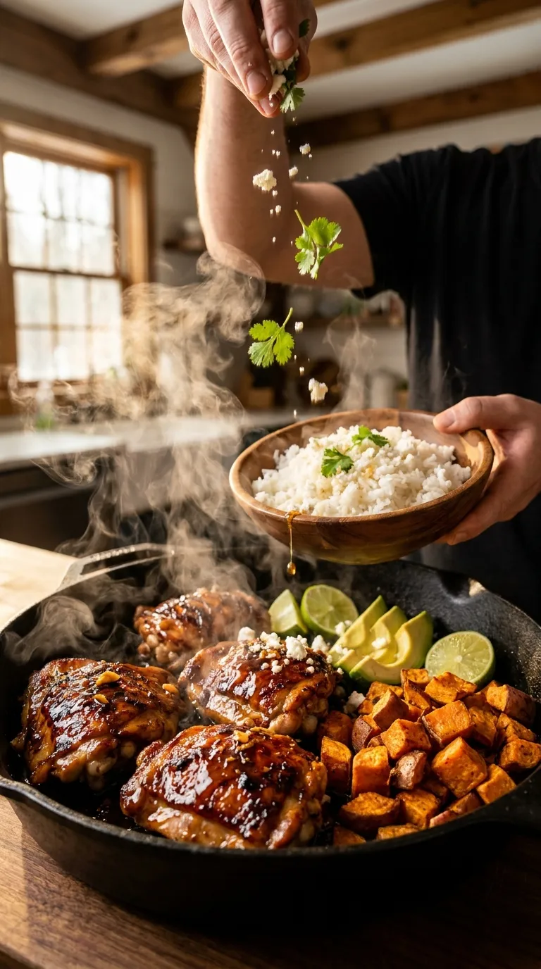 CHICKEN SWEET POTATO RICE BOWL KID FAVORITE 3 How to Make Chicken Sweet Potato Rice Bowl