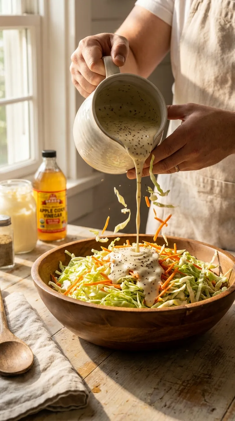 How to Make Creamy Coleslaw