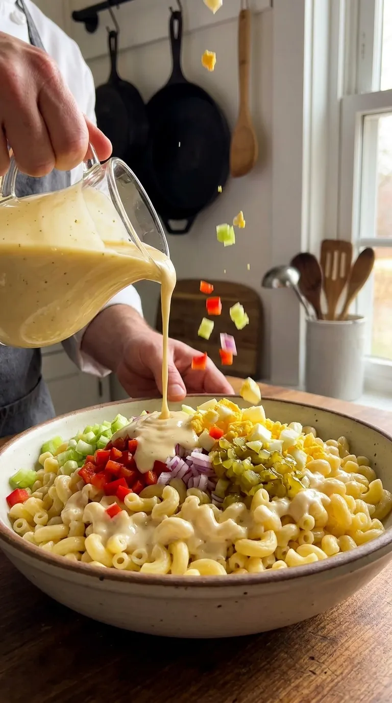 How to Make Creamy Macaroni Salad