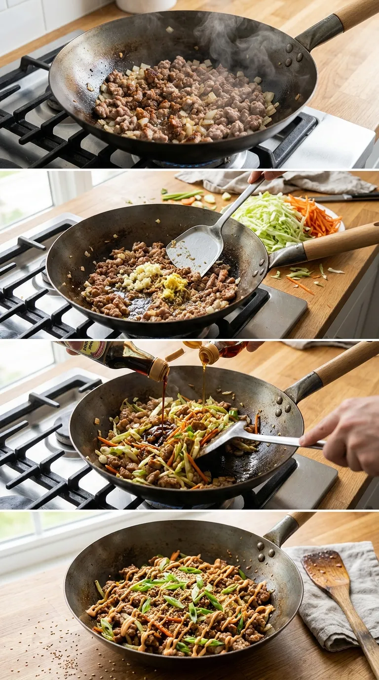 CRISPY EGG ROLL IN A BOWL LIGHT KETO 3 How to Make Egg Roll In A Bowl