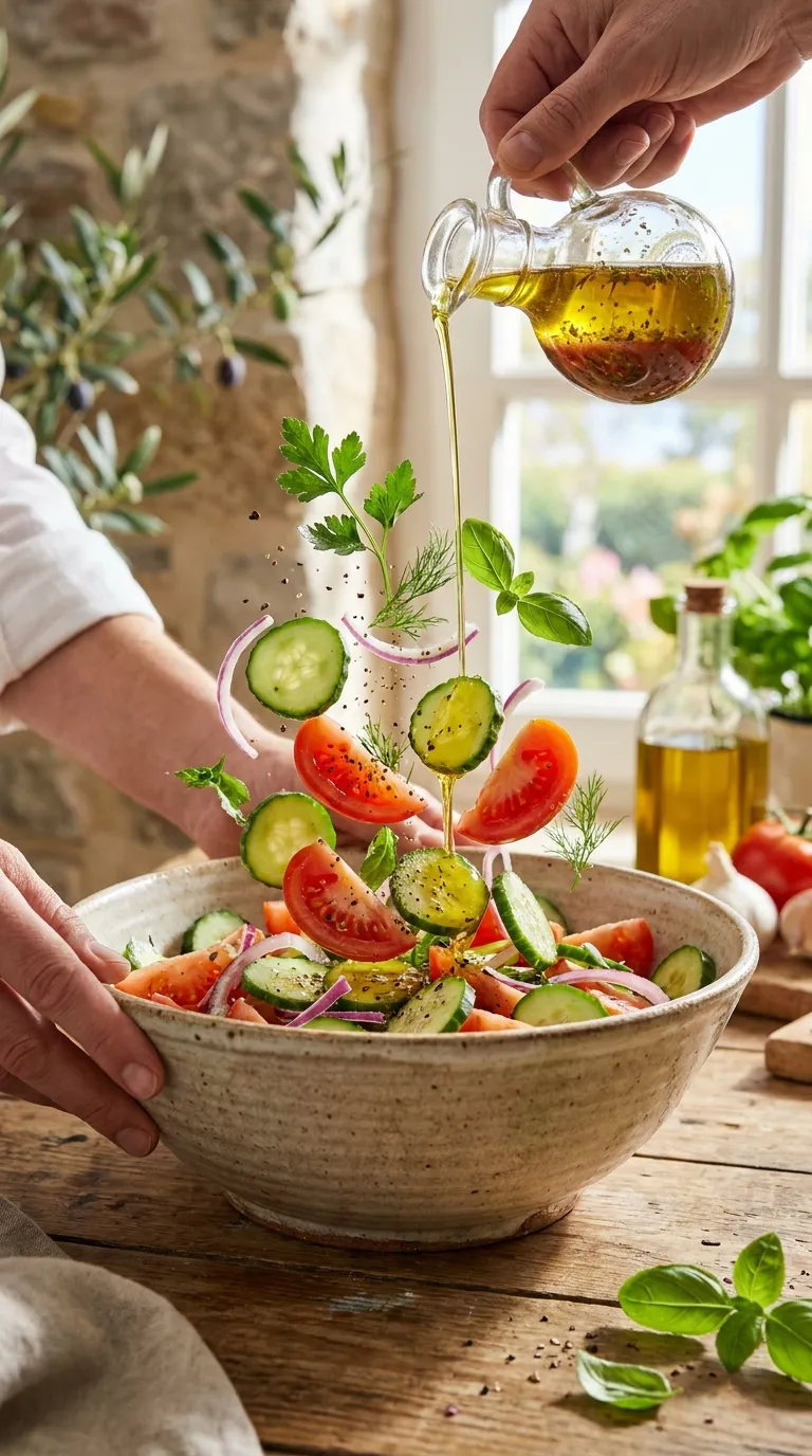 CUCUMBER TOMATO SALAD A SUMMER TWIST 3 How to Make Cucumber Tomato Salad