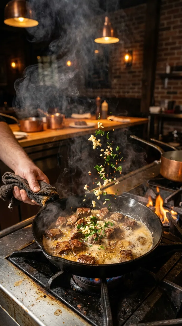 How to Make Garlic Butter Steak Bites