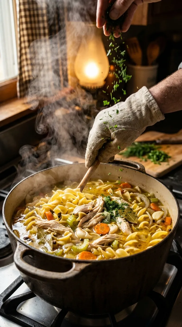 How to Make Chicken Noodle Soup