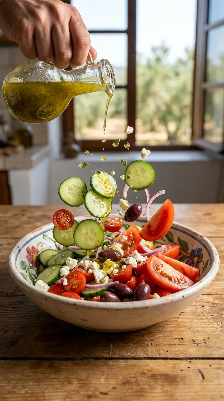 How to Make Greek Cucumber Tomato Salad