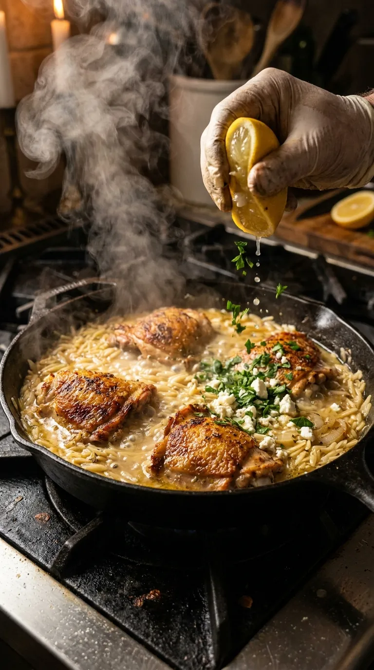GREEK LEMON GARLIC CHICKEN AND ORZO PERFECTION 3 How to Make Greek Lemon Garlic Chicken And Orzo