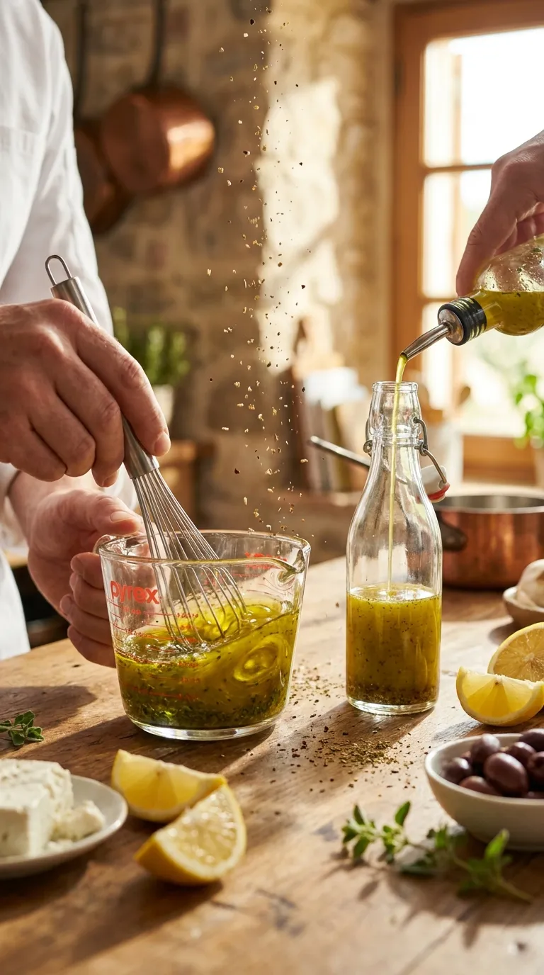 How to Make Greek Salad Dressing