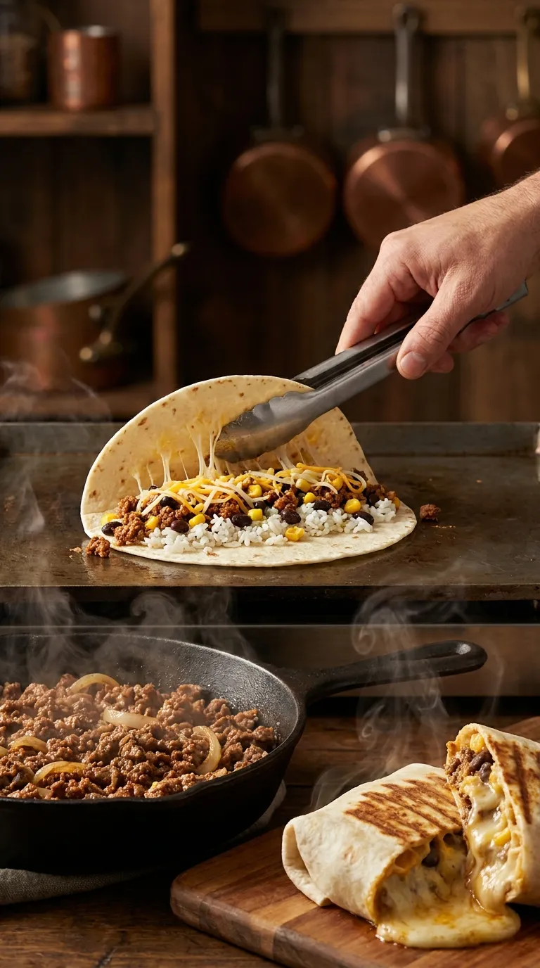 How to Make Grilled Cheese Burrito Copycat