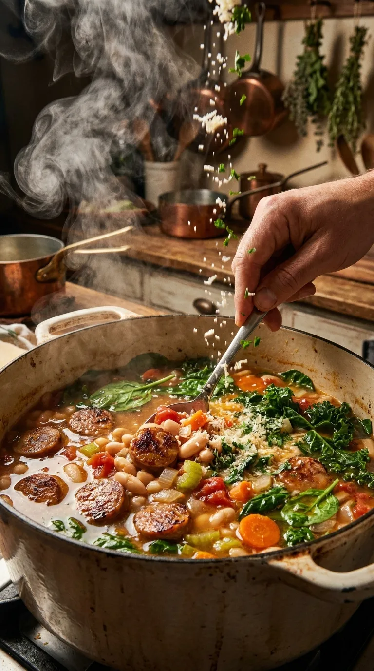 HEARTY ITALIAN SAUSAGE WHITE BEAN SOUP IN 45 MIN 3 How to Make Italian Sausage White Bean Soup